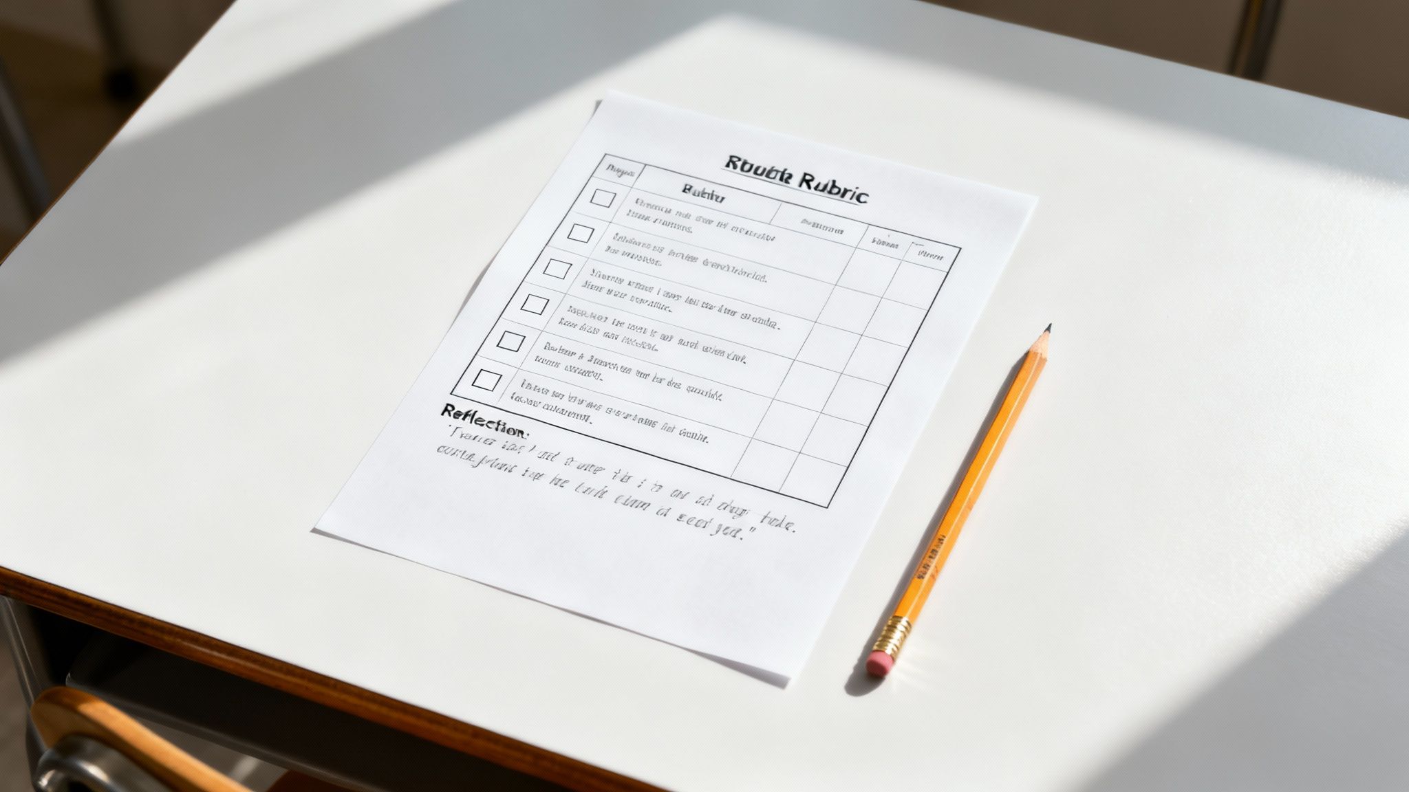 Self-Assessment and Rubrics