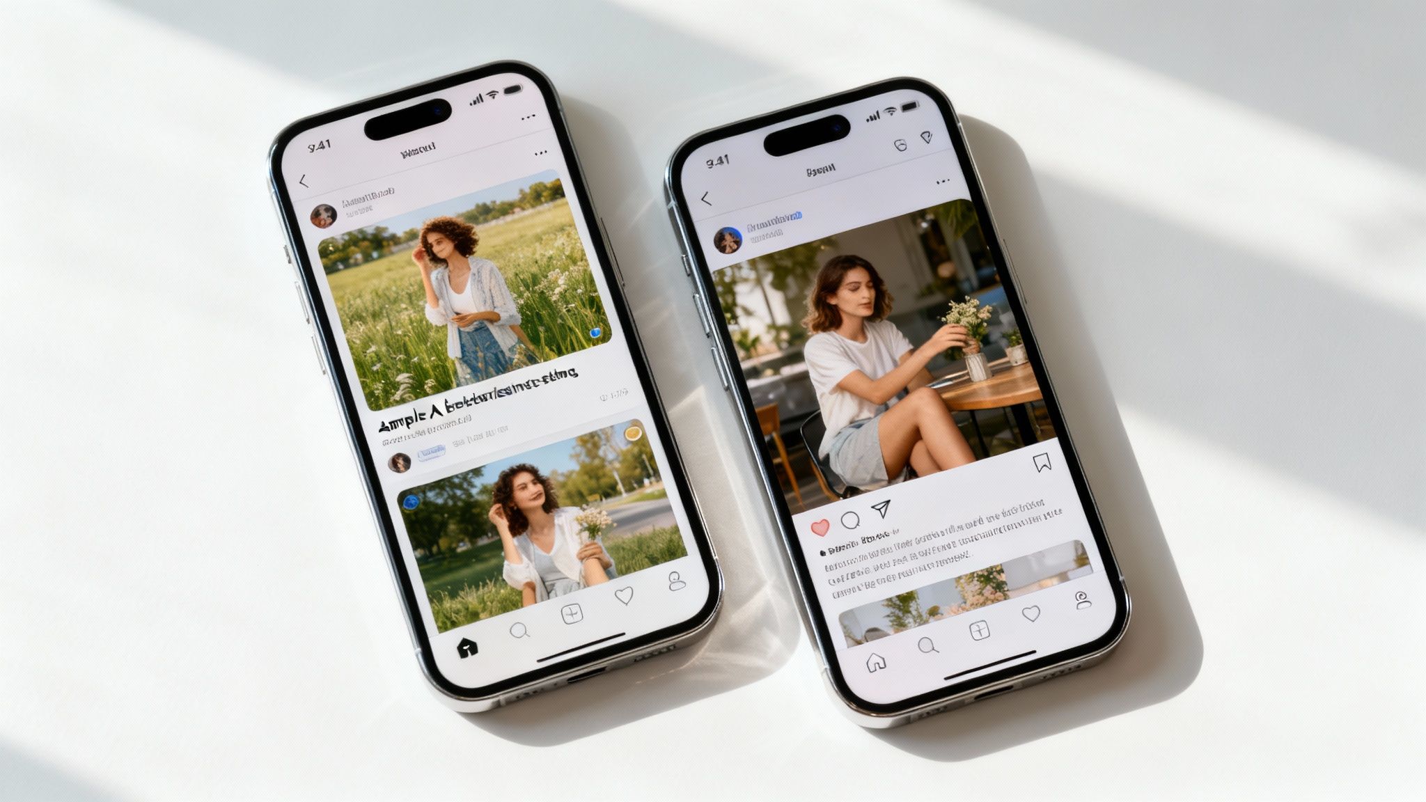 A person's hands tending to a small, thriving plant in a pot, symbolizing the growth and nurturing required to improve social media ROI.