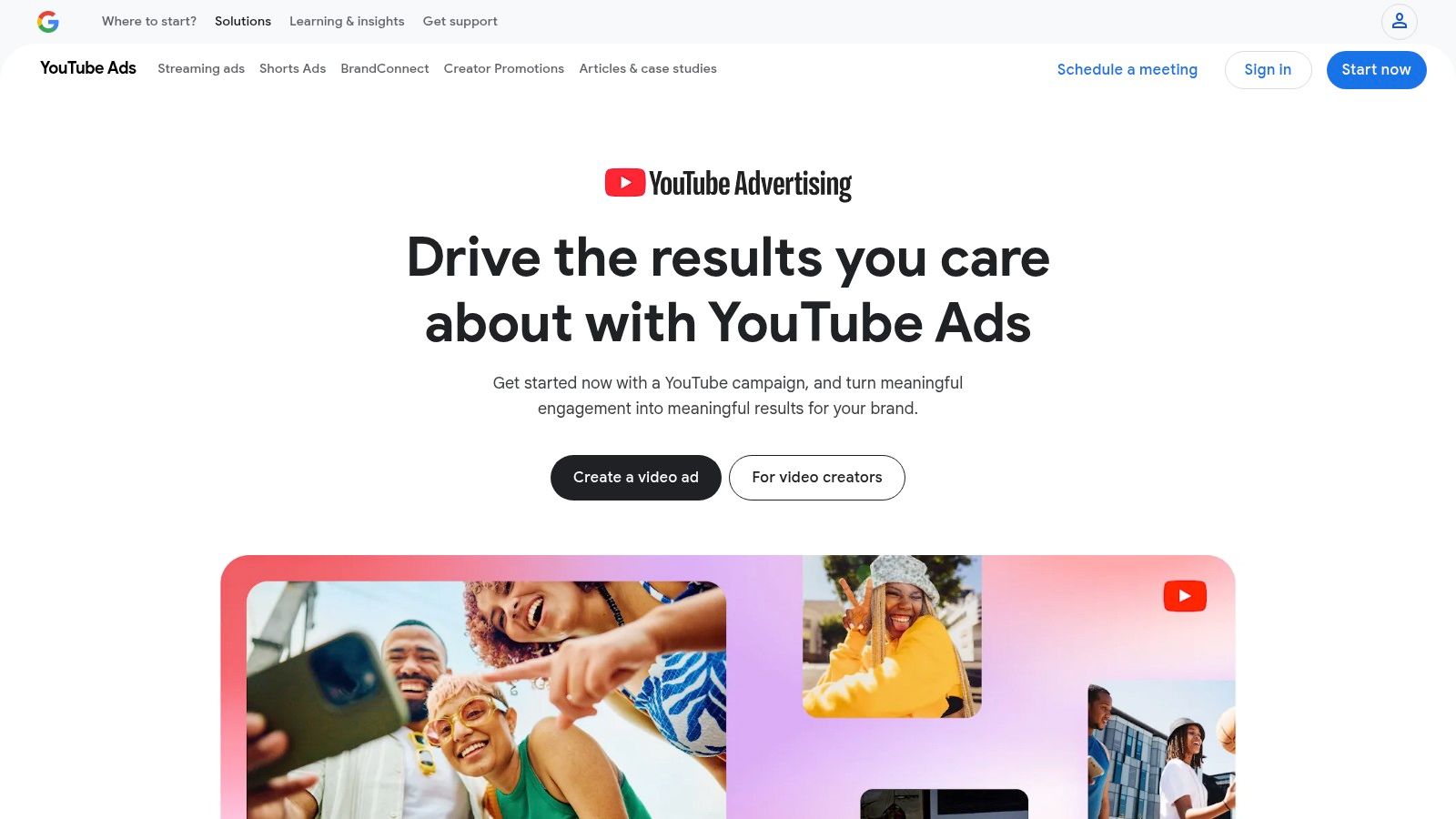 YouTube Advertising (via Google Ads)