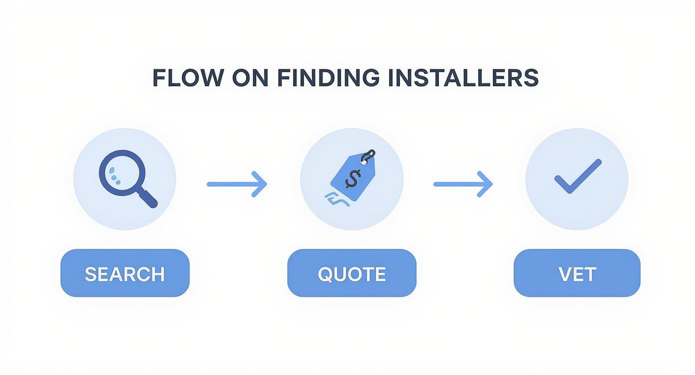 Infographic about home automation installers