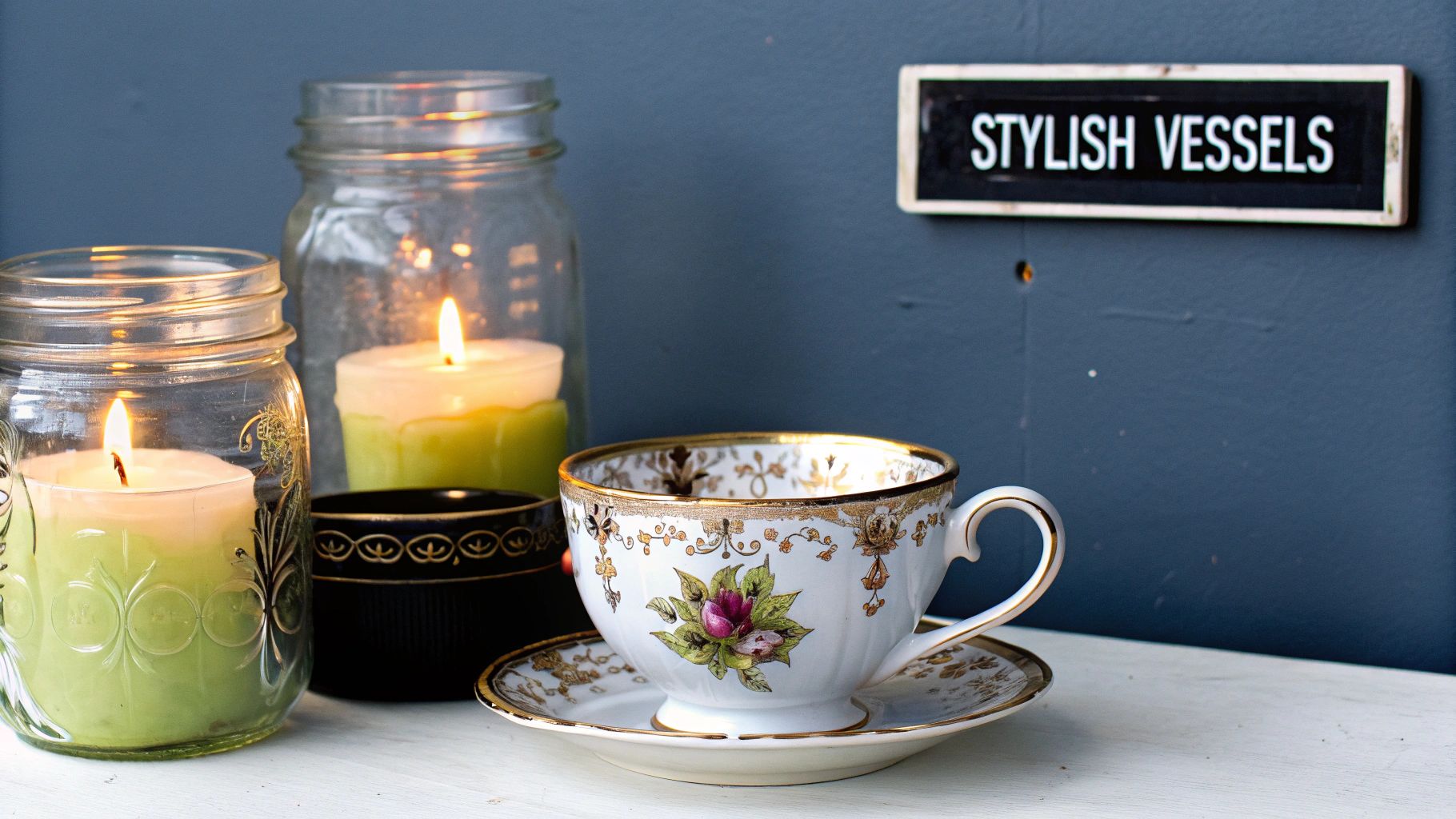 Decorative Candle Holders and Vessels