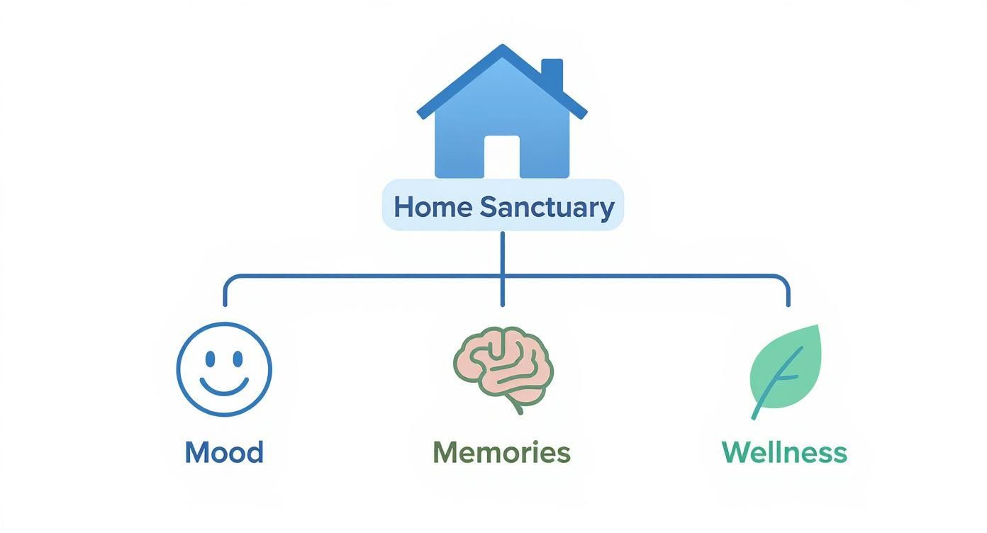 Infographic about home fragrance diffuser