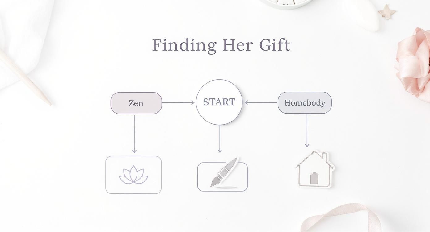 Infographic about christmas gift ideas for her