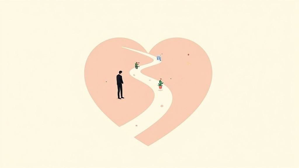 A beautifully wrapped birthday gift with a ribbon, held by a woman.