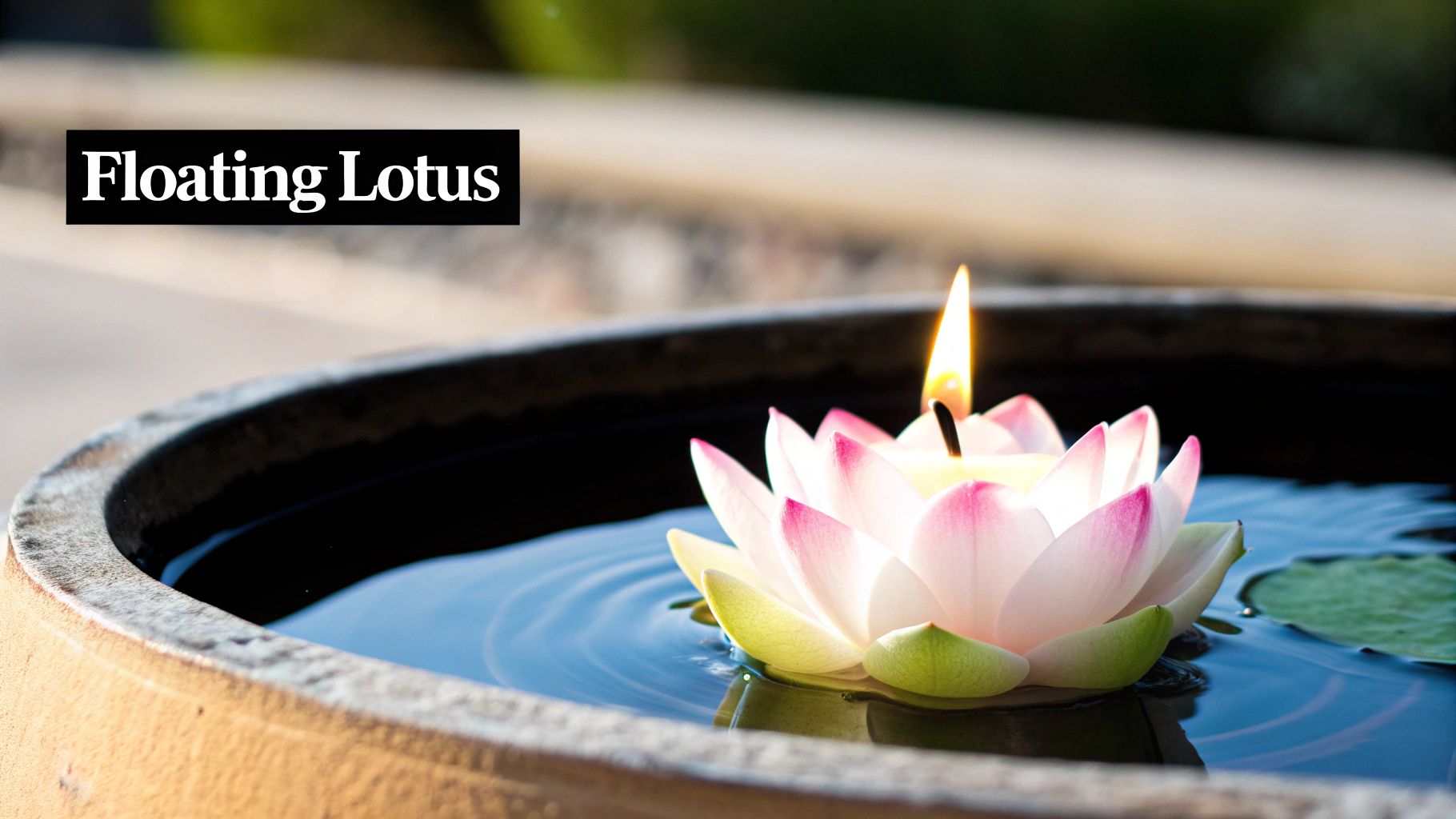 Lotus Flower Floating Candles