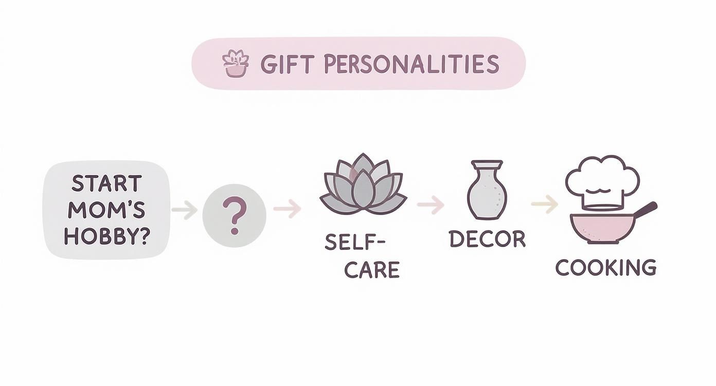 Infographic about best gifts for mom birthday