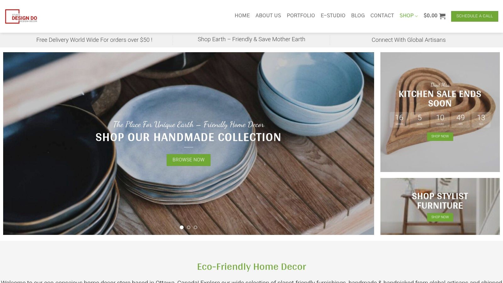 Handmade home decor items from Studio Design Do