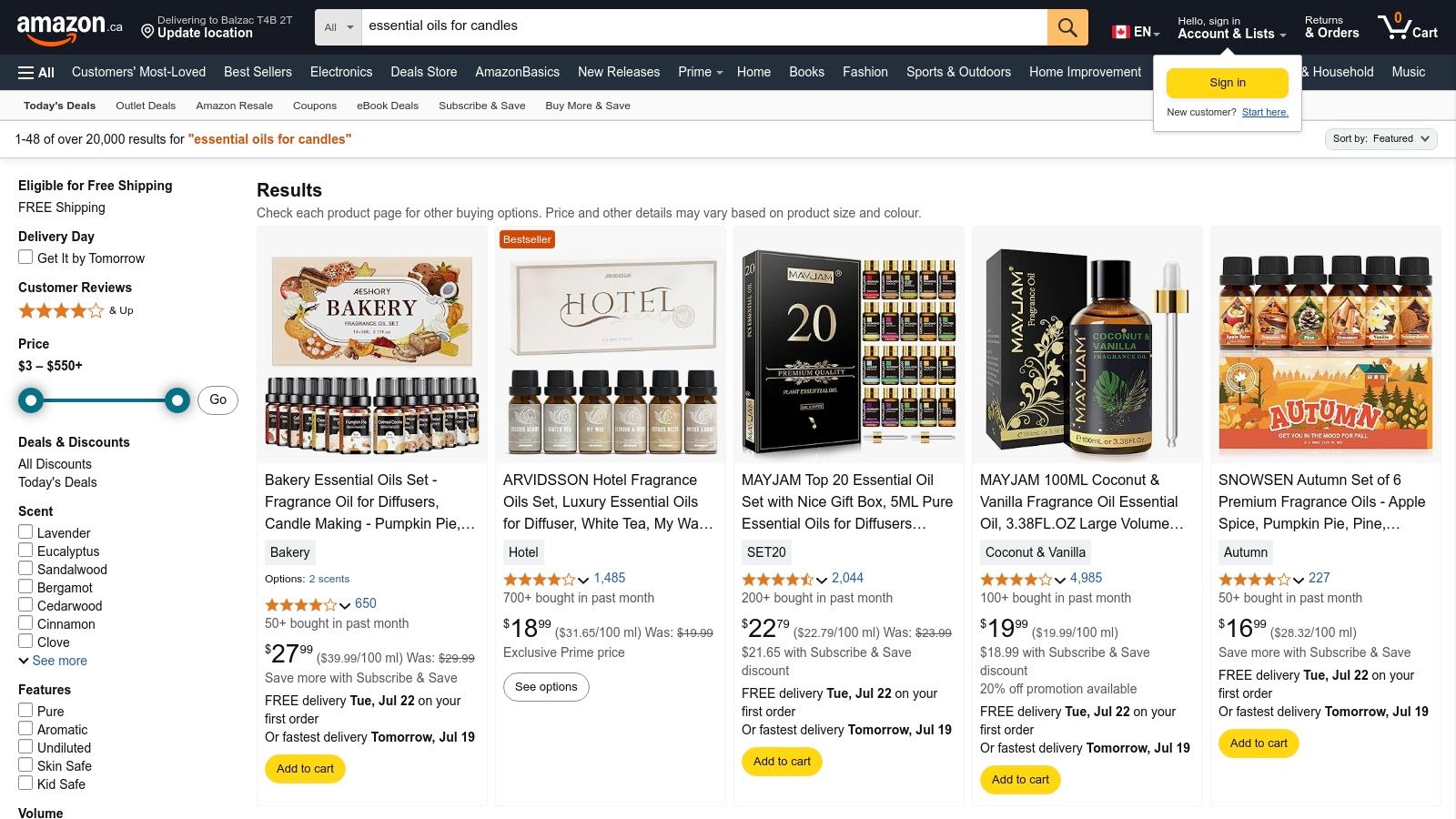 Amazon Canada