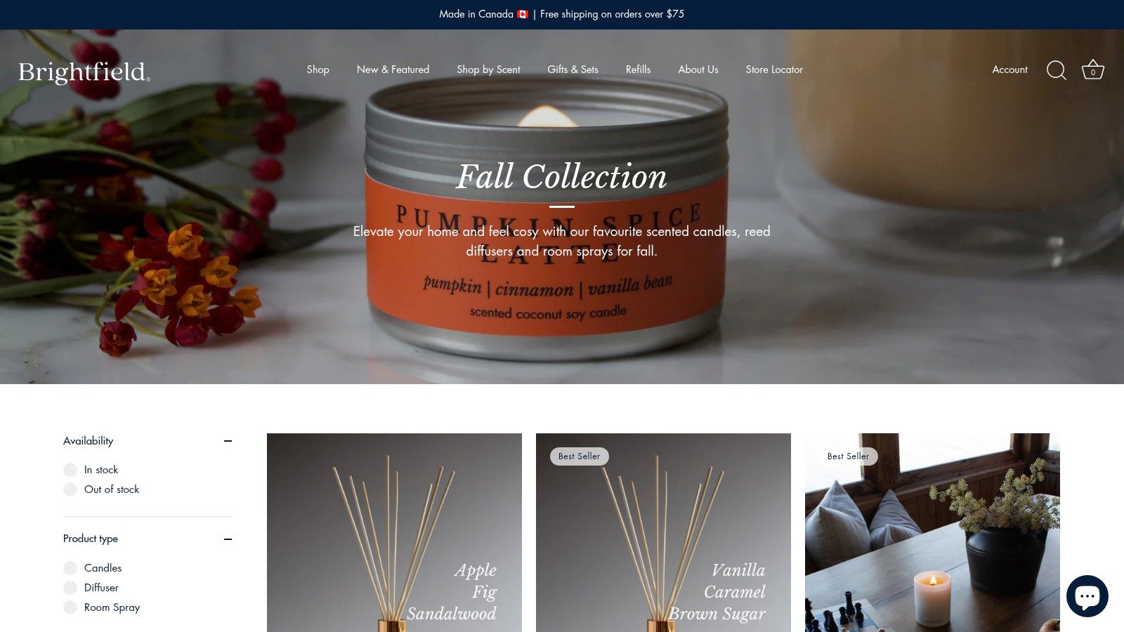 Brightfield Fall Collection