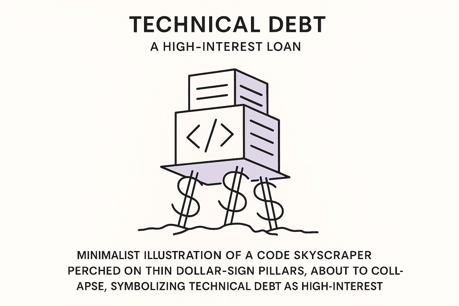 Infographic about what is technical debt