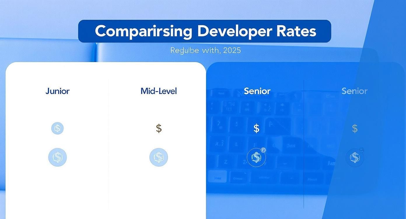 Infographic about offshore software development costs