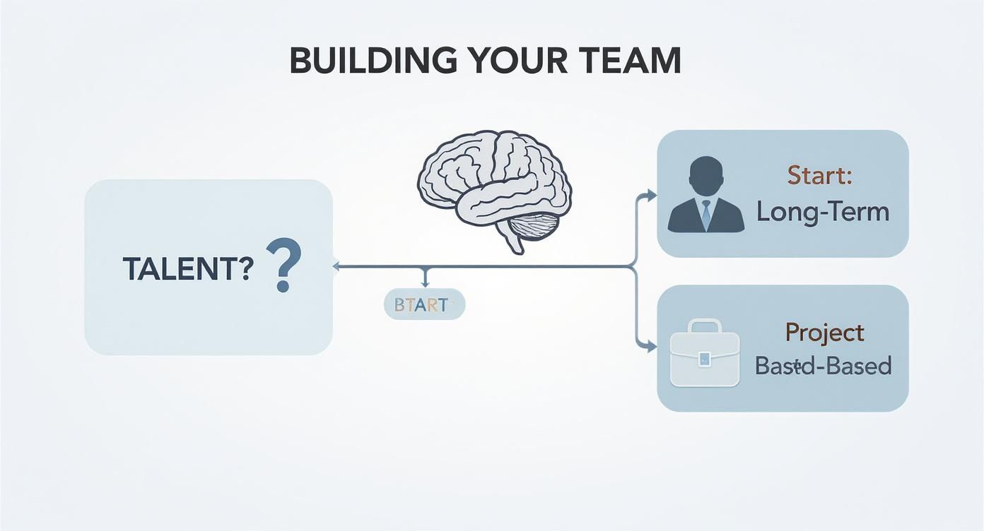 Infographic about flexible staffing solutions