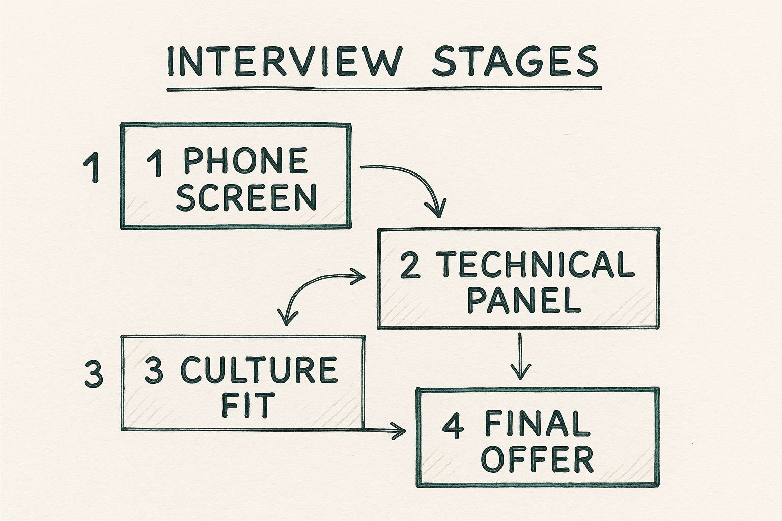 Infographic about interview schedule format