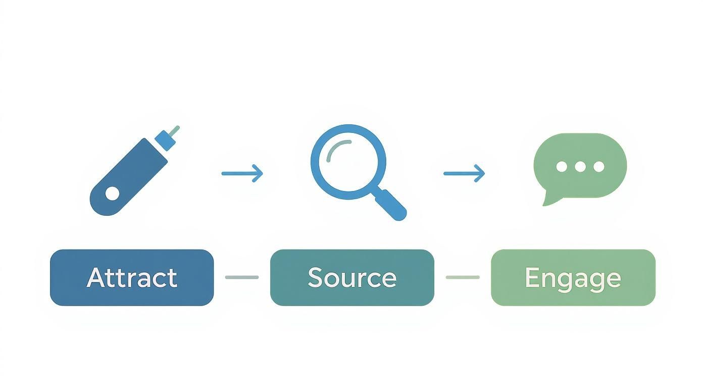 Infographic about how to hire remote developers