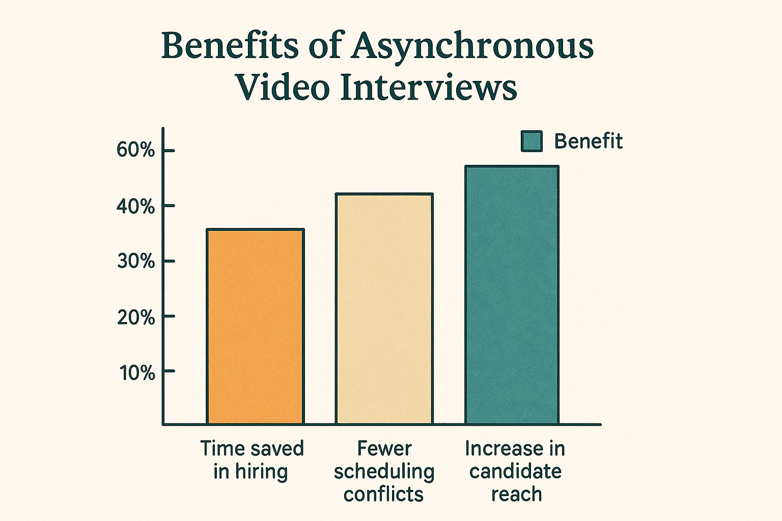 Infographic about asynchronous video interviews