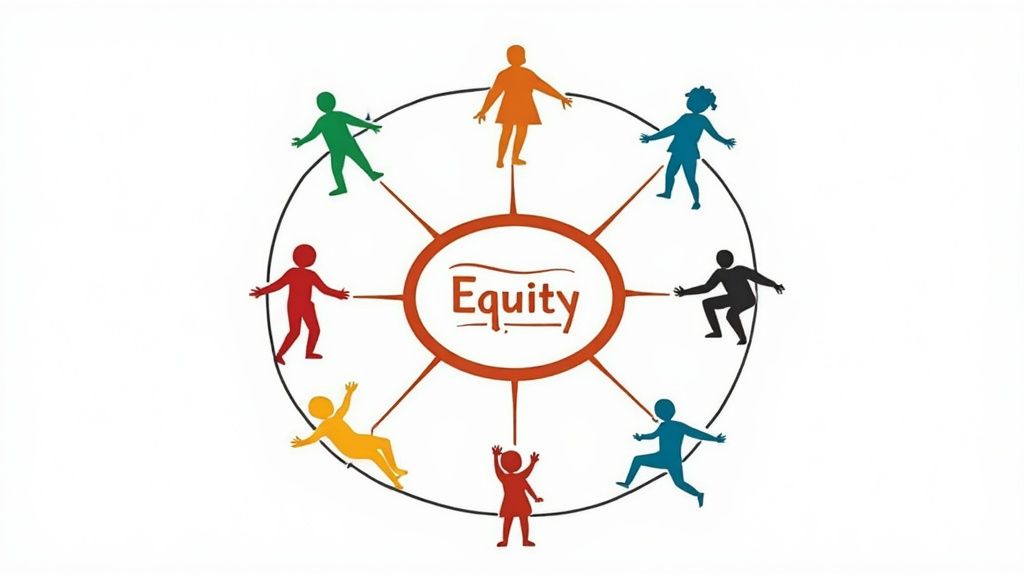 Infographic showing key data about Diversity, Equity & Inclusion (DEI) Hiring Manager