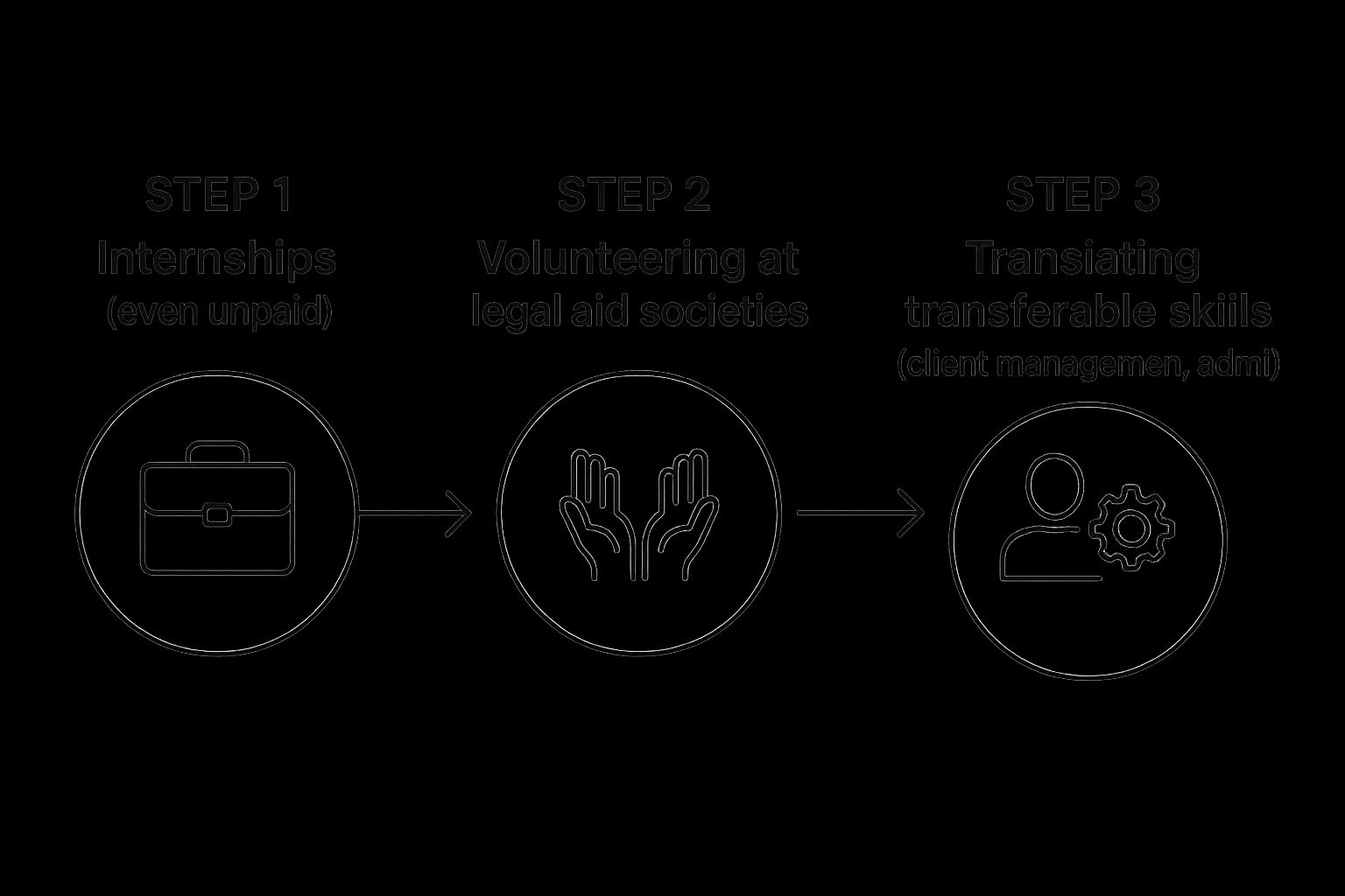 Infographic about paralegal jobs requirements