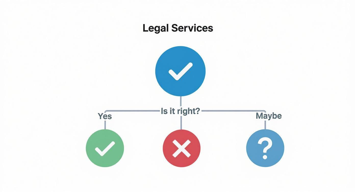 Infographic about on demand legal services