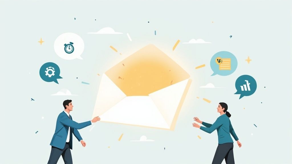 Two people shaking hands to close a deal