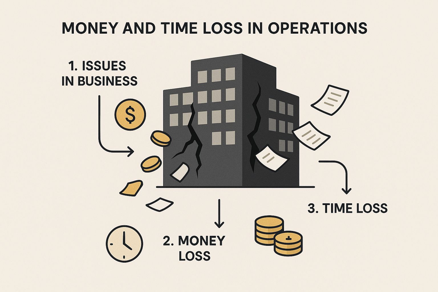 Infographic about how to streamline business processes