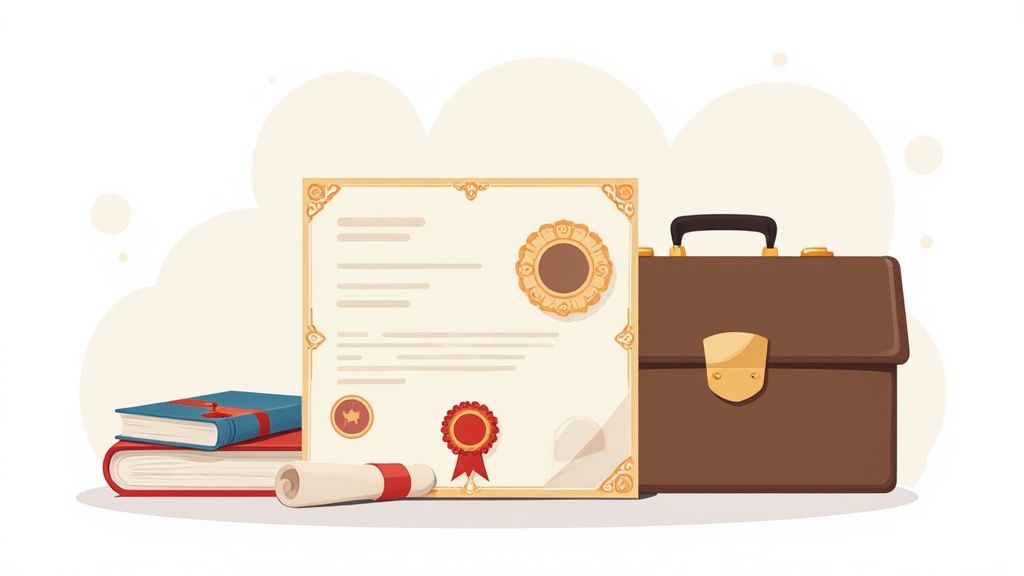 Two professionals working at their desks in a modern law office setting, illustrating a typical day.