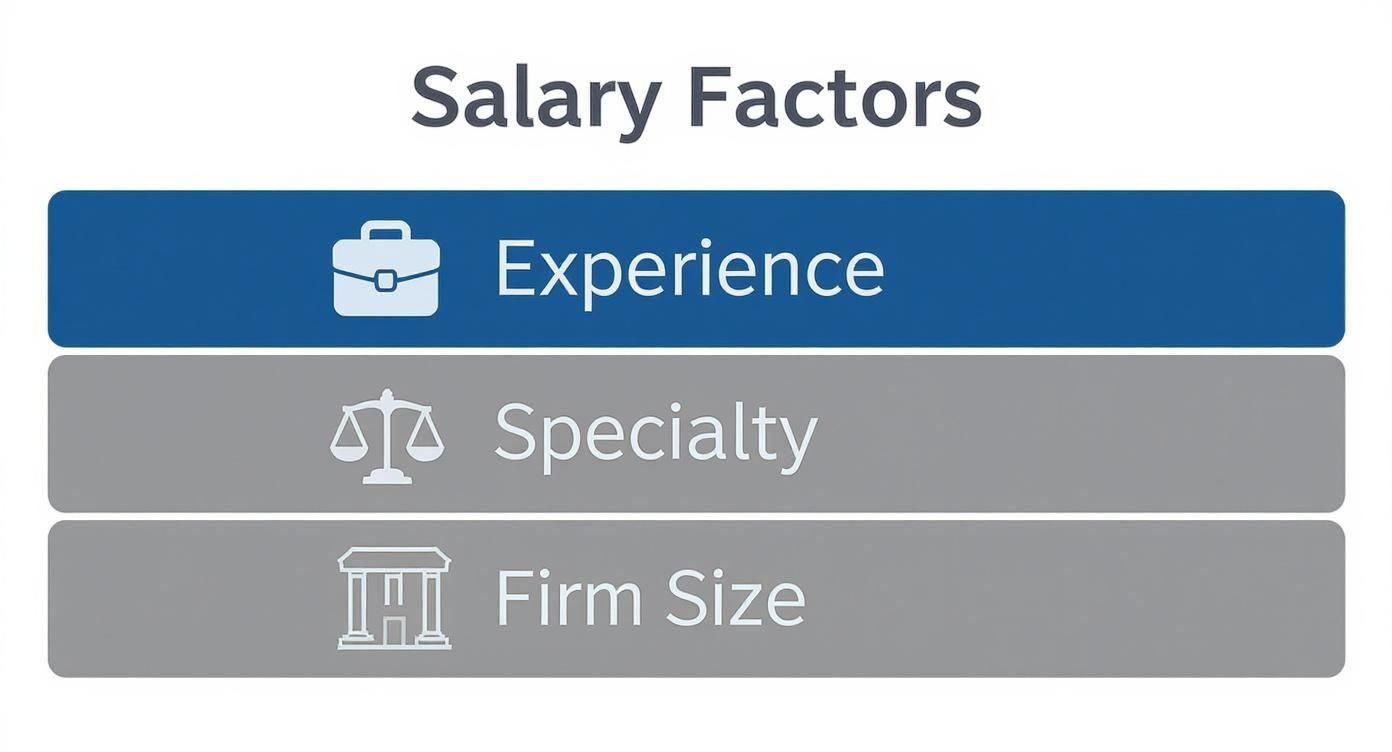 Infographic about paralegal salary phoenix az