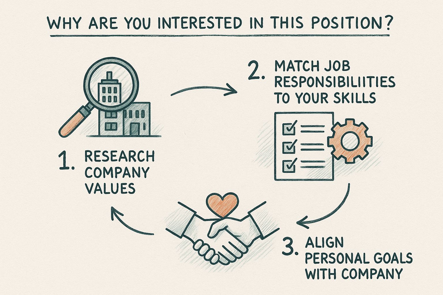 Infographic showing key data about Why are you interested in this position/company?