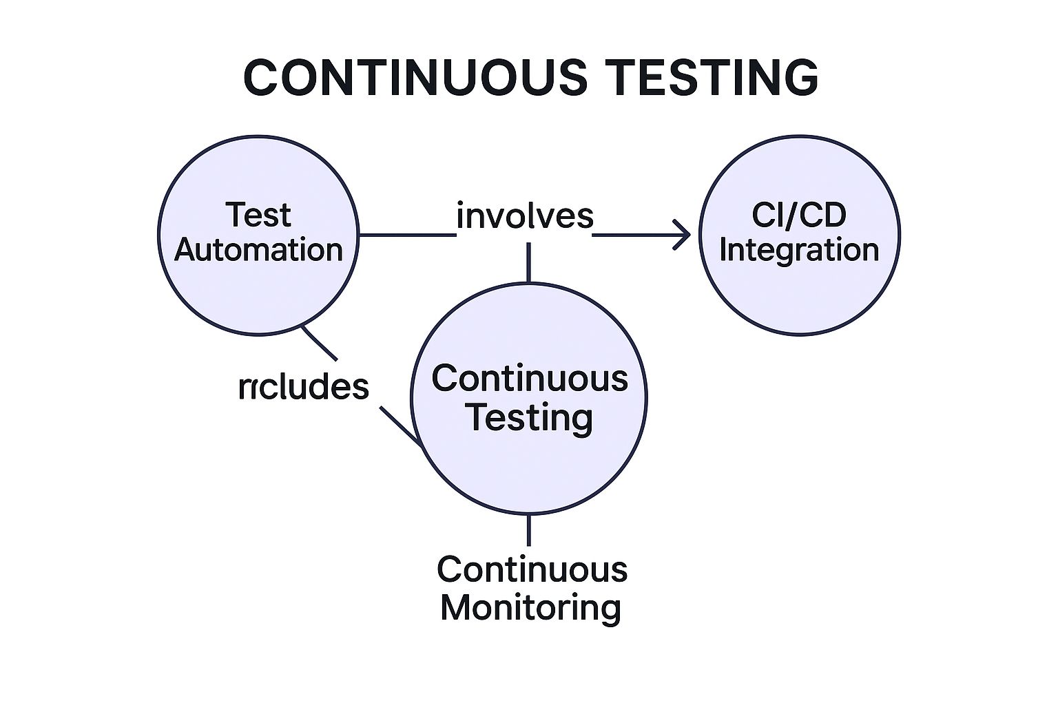 Infographic showing key data about Continuous Testing