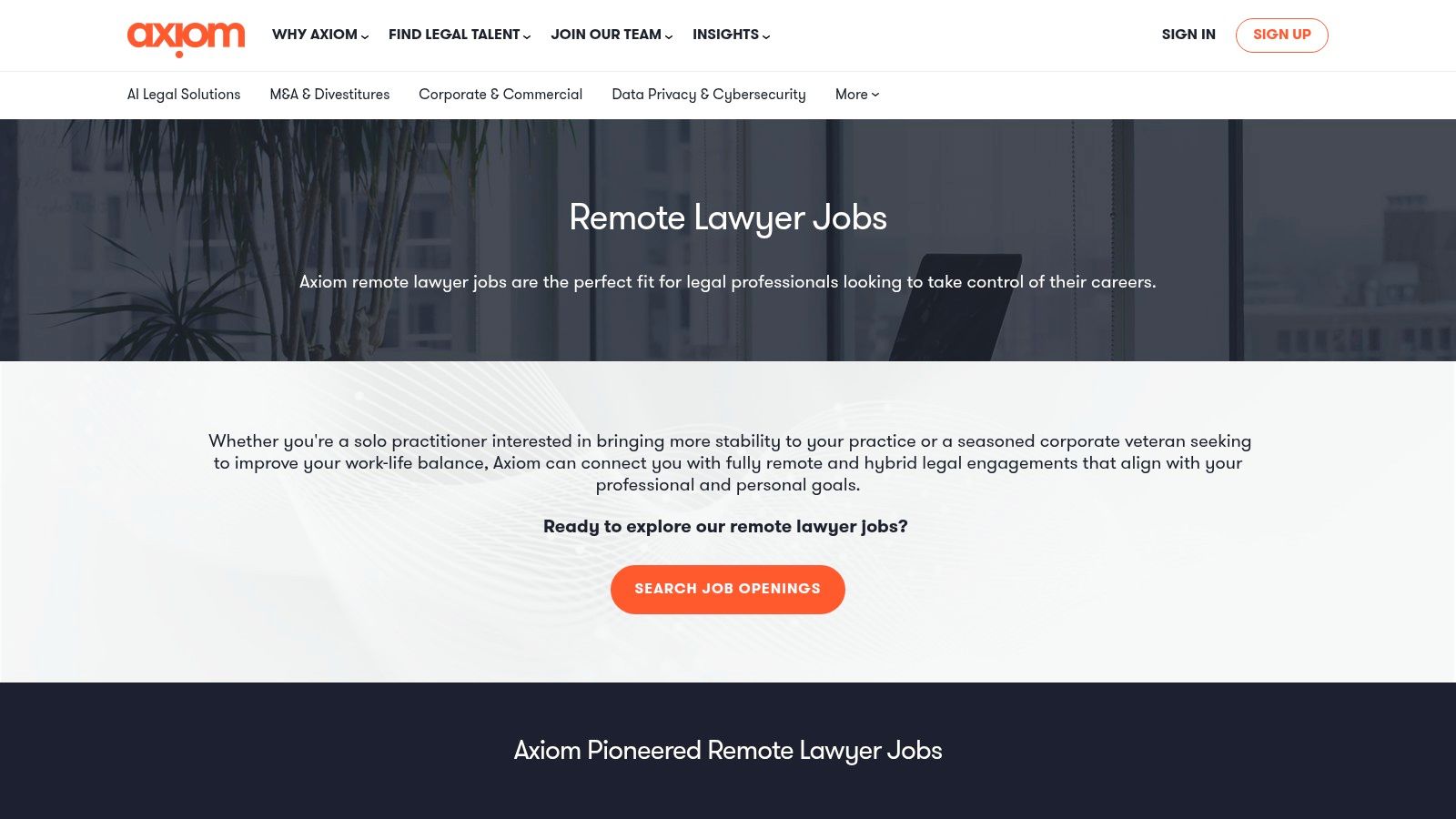 Axiom Law (Remote Lawyer/Attorney Jobs)