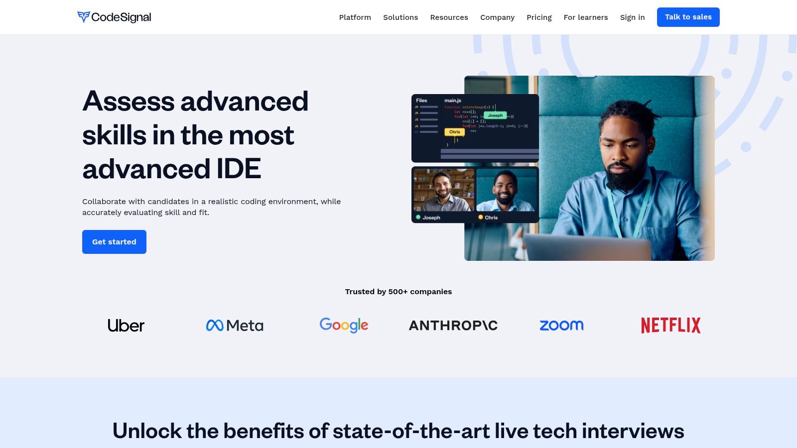 CodeSignal Interview