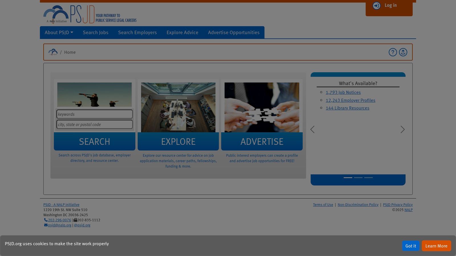 PSJD (NALP’s Public-Interest Law Job Board)
