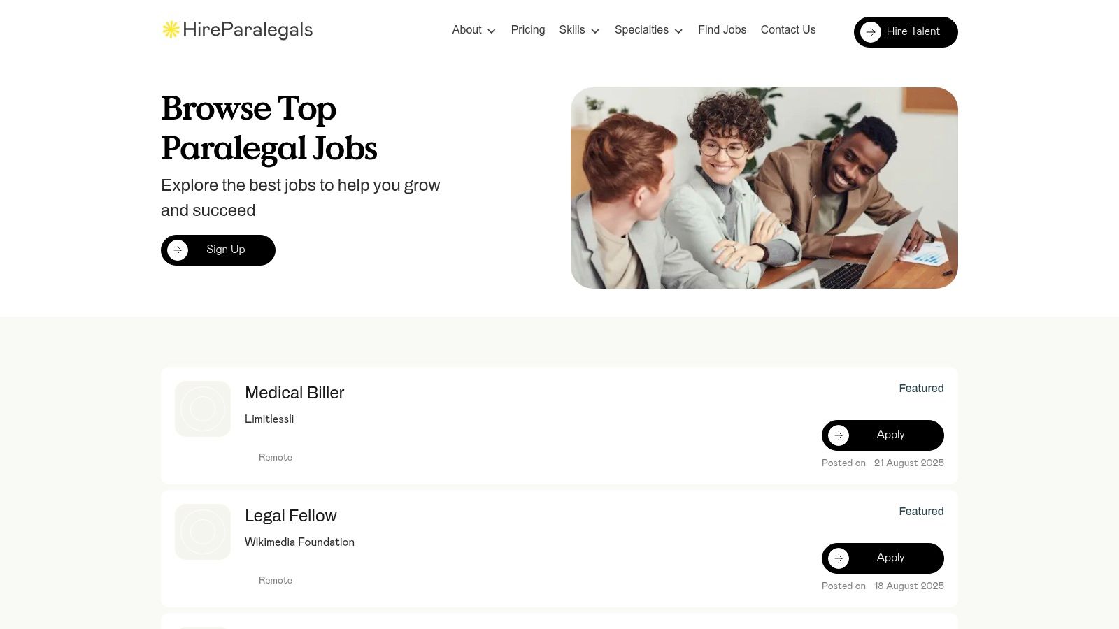 Find Jobs – HireParalegals