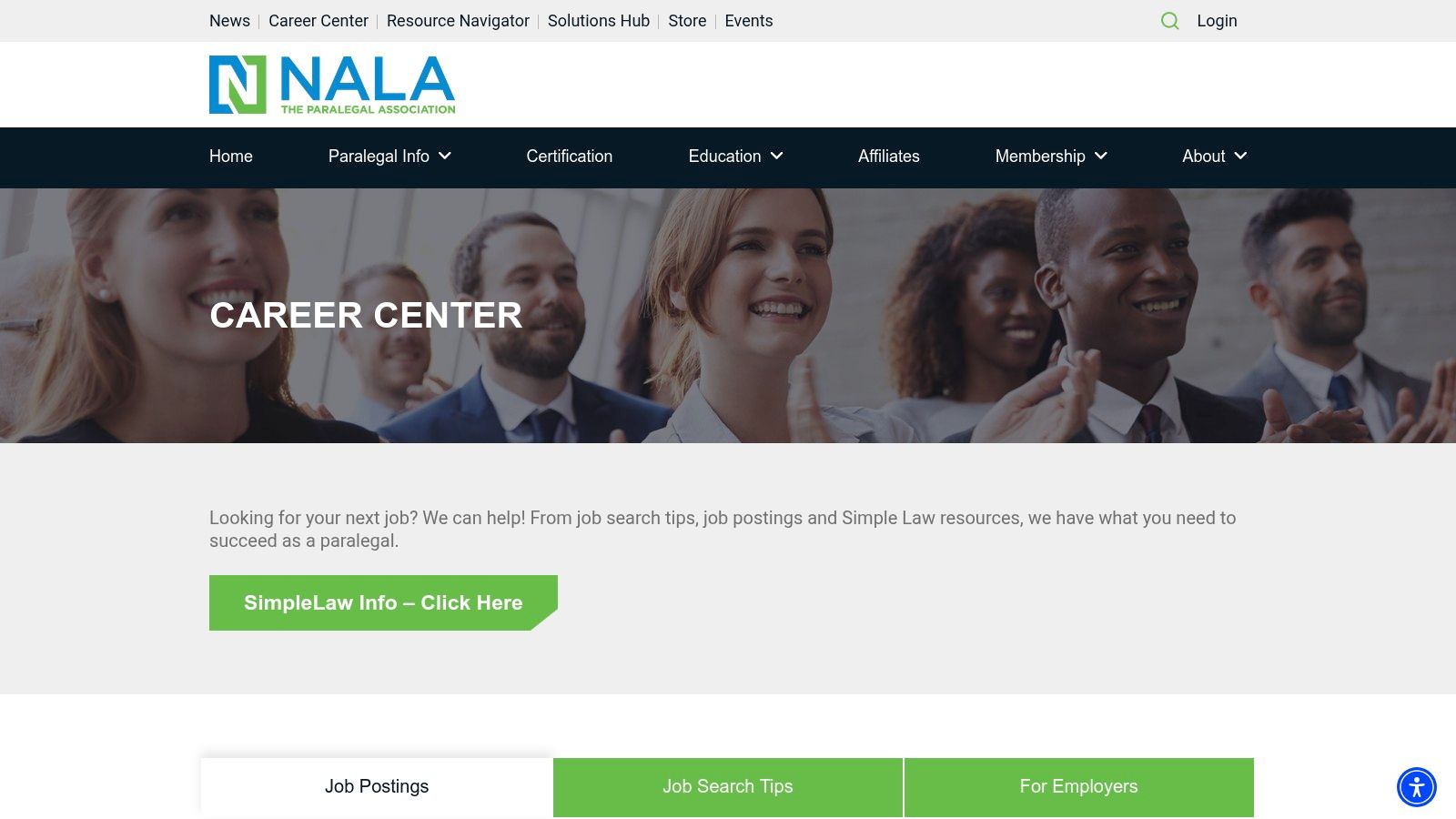 NALA Career Center (National Association of Legal Assistants)