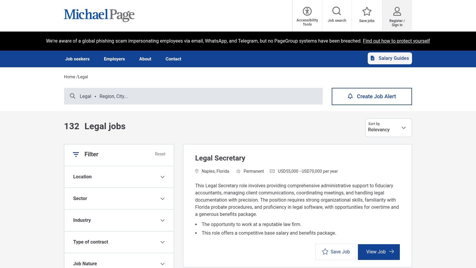Michael Page – Legal (PageGroup)