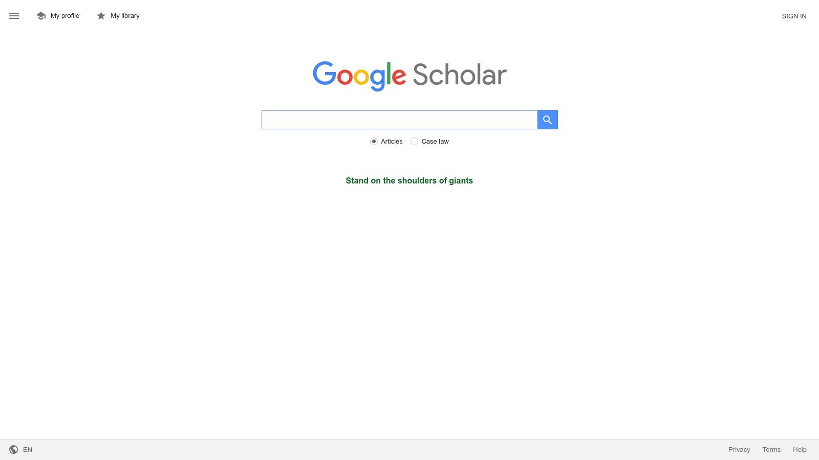 Google Scholar (Case Law)