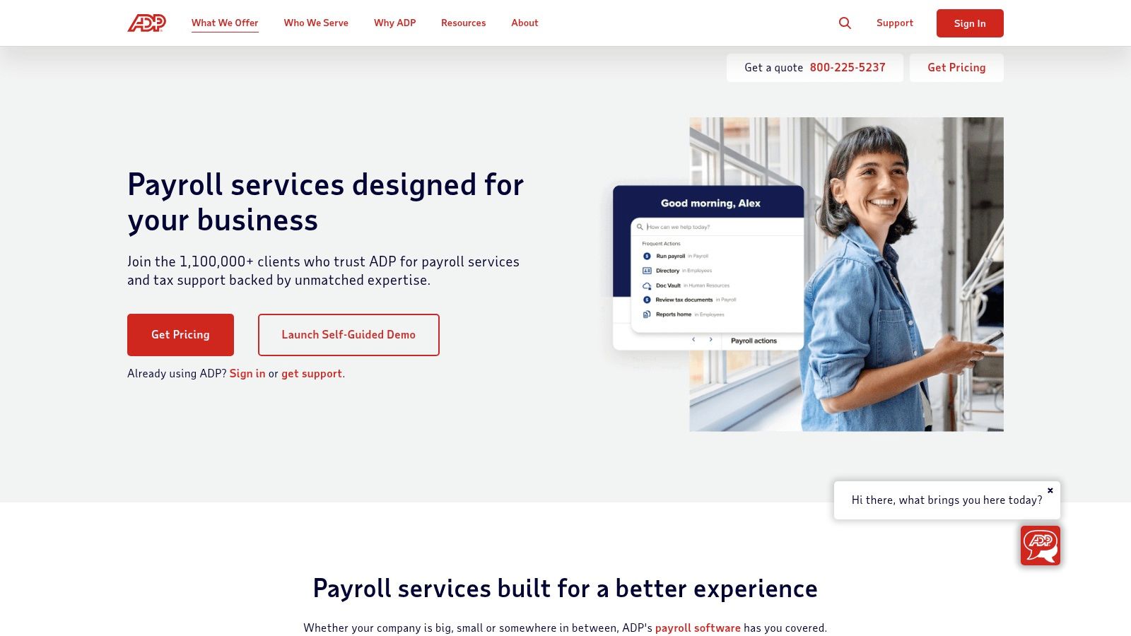 ADP Payroll Software Interface