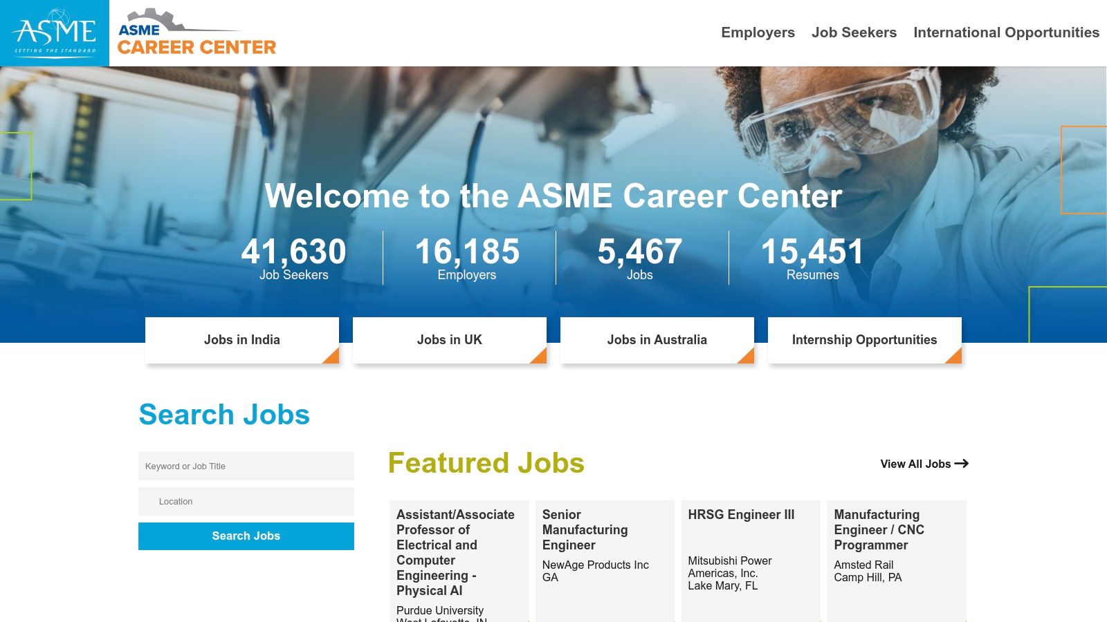 ASME Career Center