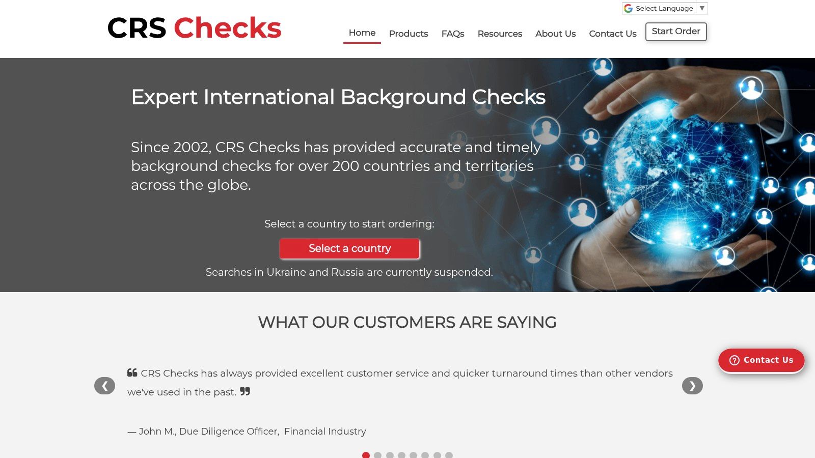 CRS Checks