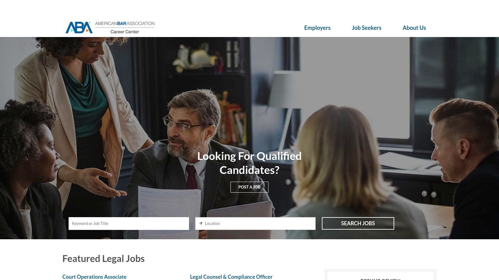 ABA Career Center (American Bar Association)