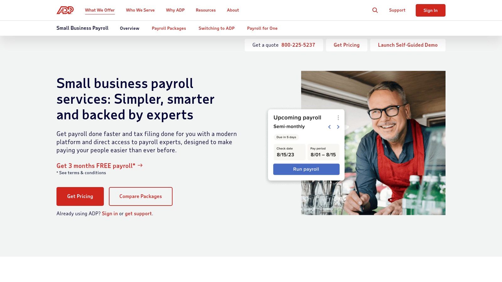 RUN Powered by ADP (Small Business Payroll)