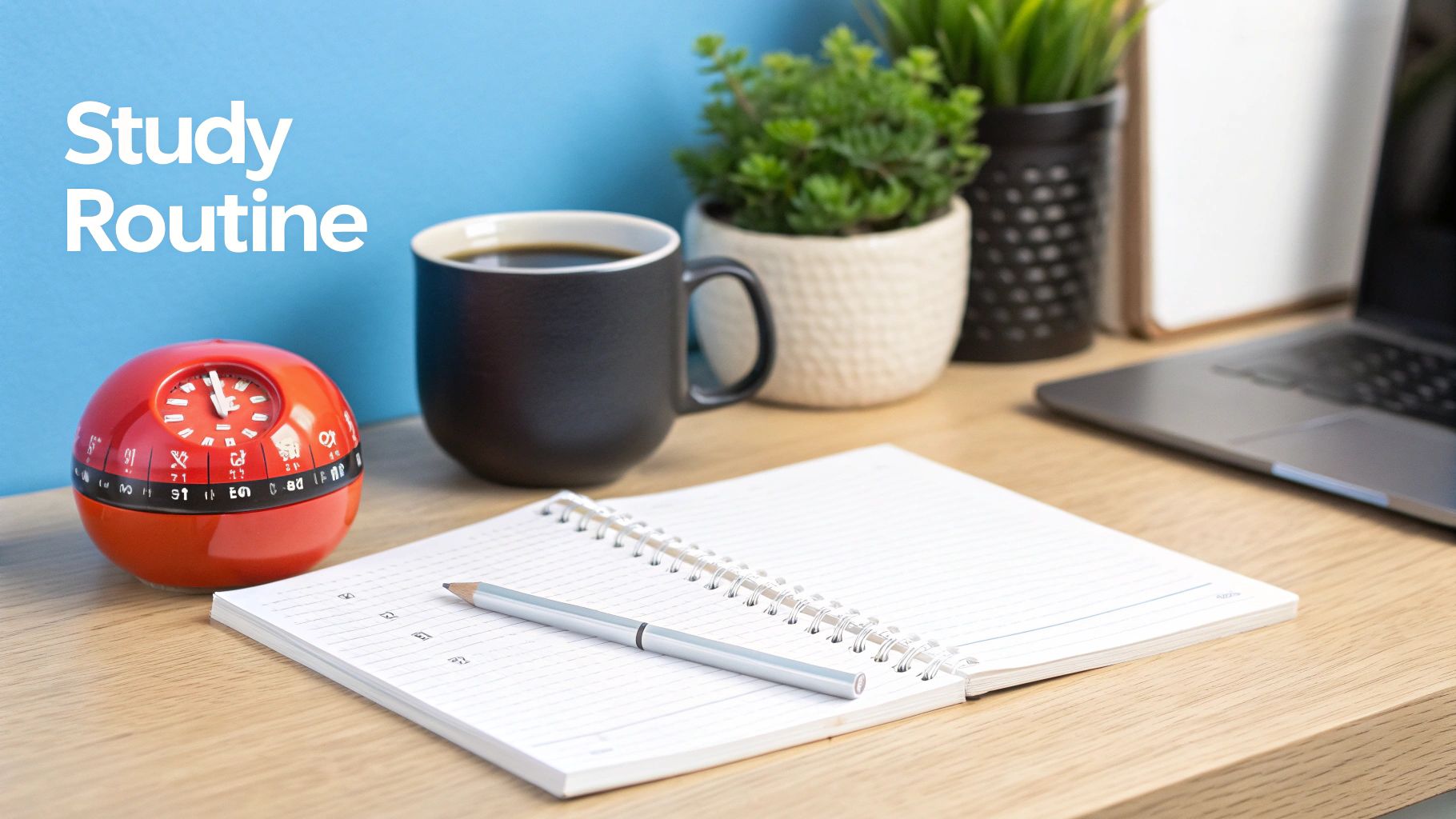 A person is organising their study schedule on a calendar with colourful sticky notes.