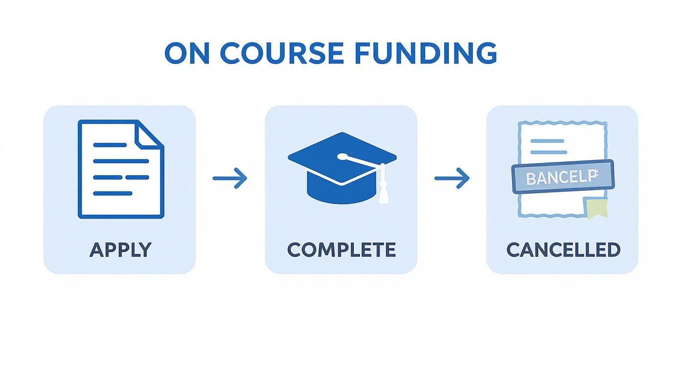 Infographic about access to higher education online courses