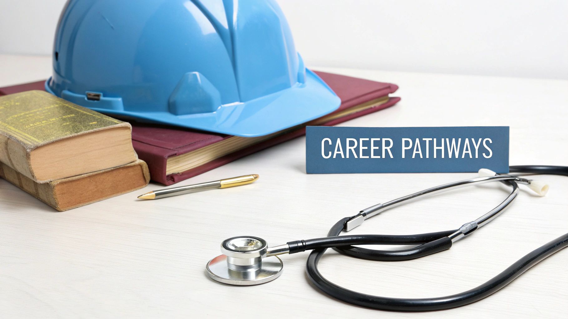 A healthcare professional smiles while talking to a patient.