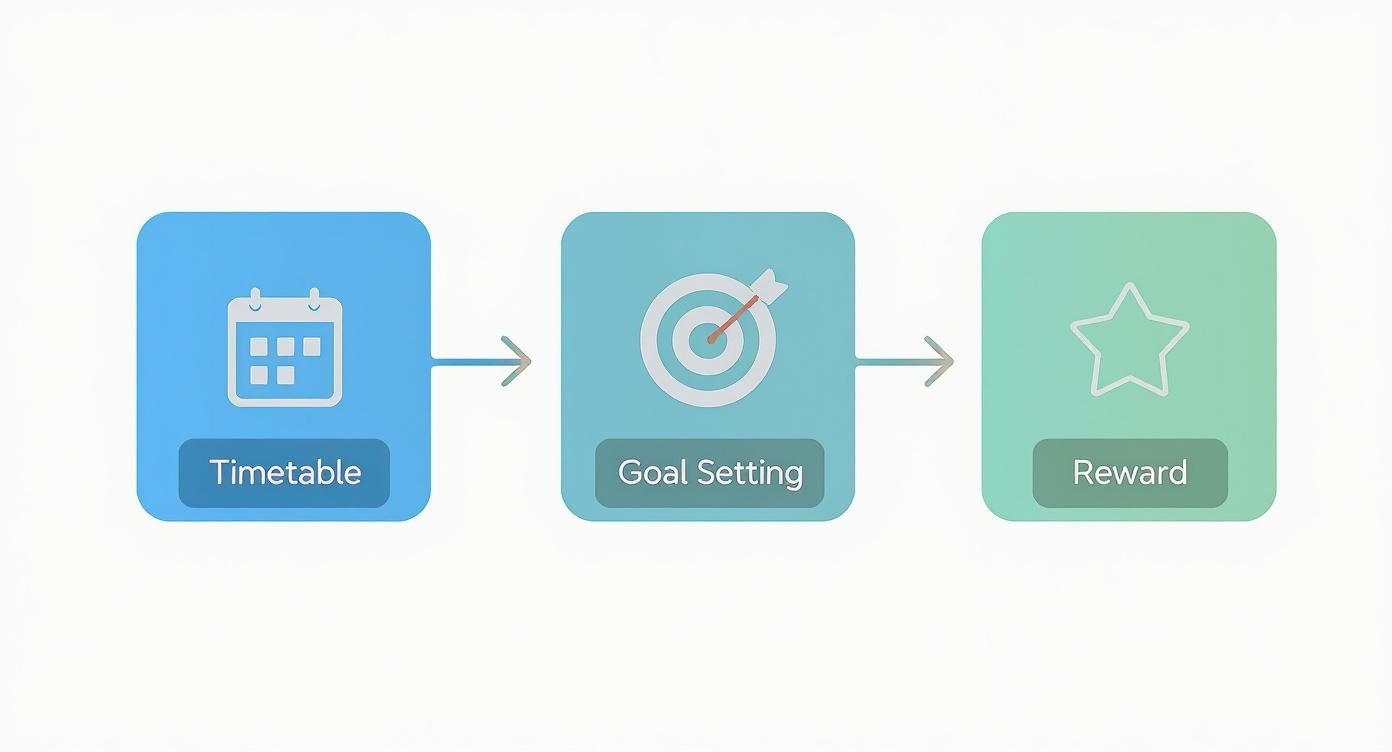 Infographic about a levels revision