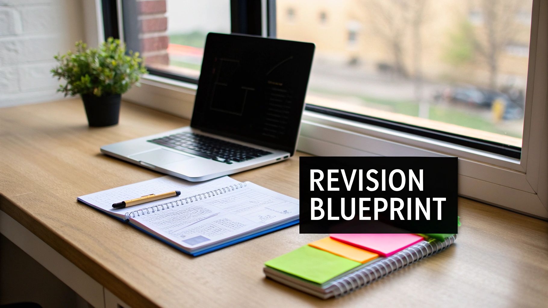 Student using flashcards