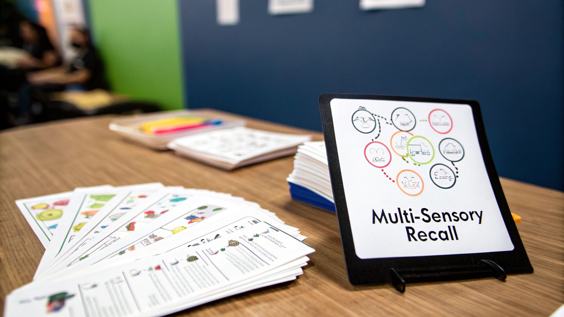 Active Recall with Multi-Sensory Engagement