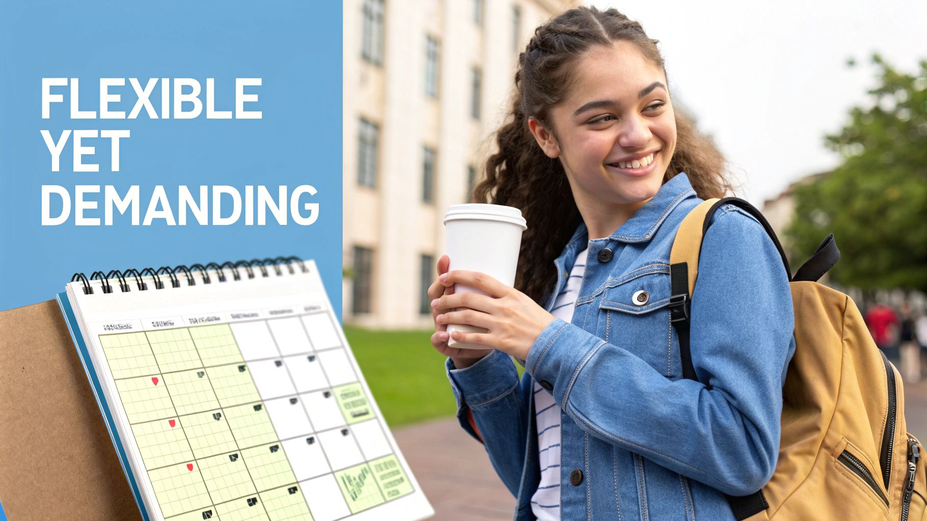 A person balancing pros and cons on a scale.