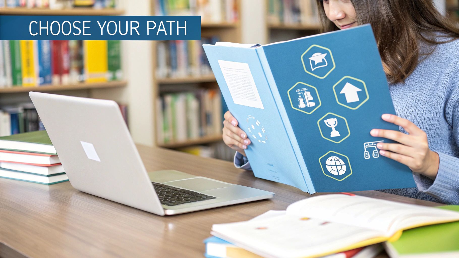 Students collaborating on a project, showcasing different subject pathways for an Access to Higher Education Diploma.