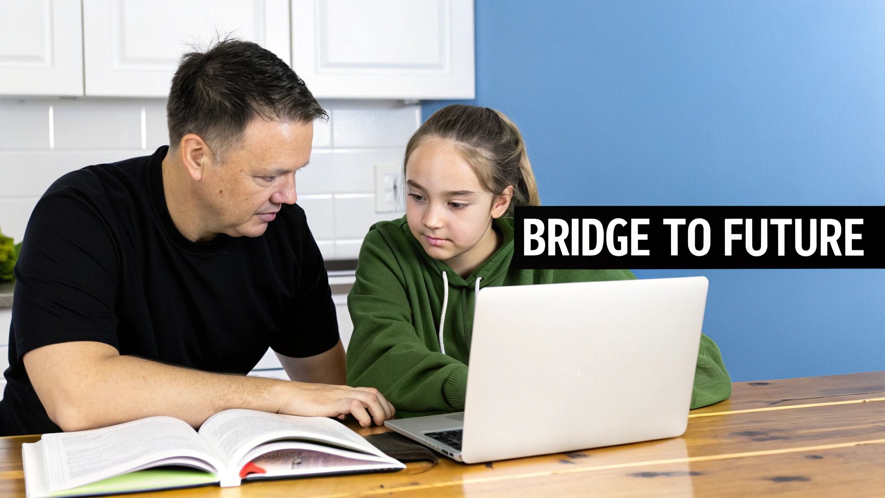 A student looking thoughtfully at a collection of books, representing A Level choices.