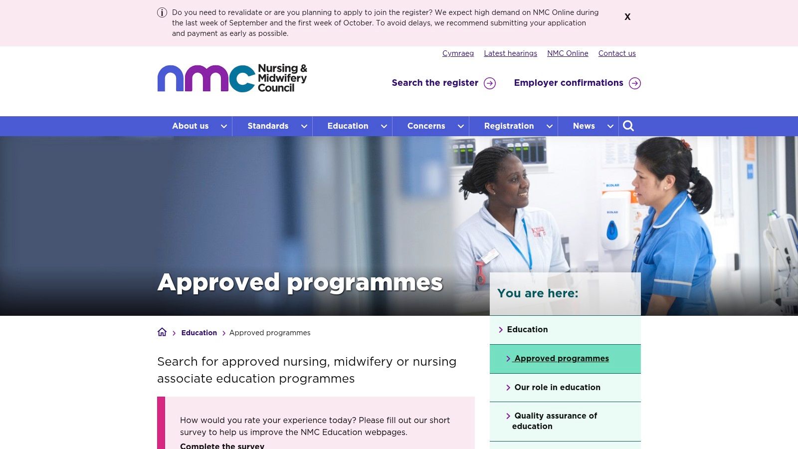 Nursing & Midwifery Council (NMC)